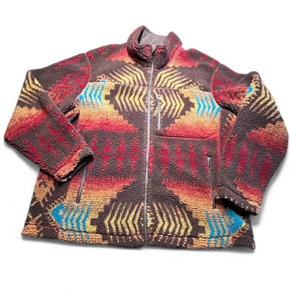 Tasha Polizzi Aztec Fleece Jacket, XXL